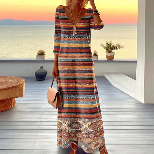 Alice Leroy®  I Vestidos de playa vintage con estampado de rayas
